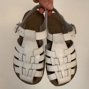 Sun San Salt Water Sandals by Hoy White Sailor Toddler Sz 10